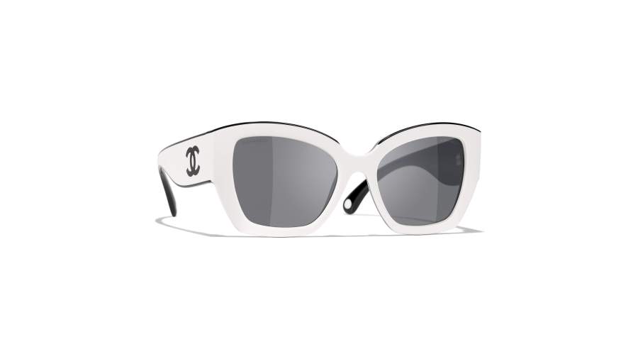 Occhiali da sole CHANEL CH6058 1869B1 53-19 White & Black