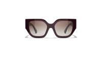 CHANEL CH5571 1461S5 54-19 Red Vendome