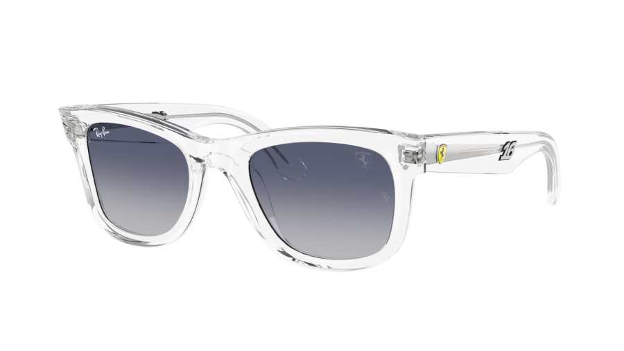 Solbriller Ray-Ban Charles leclerc driver special edition 2026 Scuderia ferrari RBR0502SM F7064L 50-22 Transparent