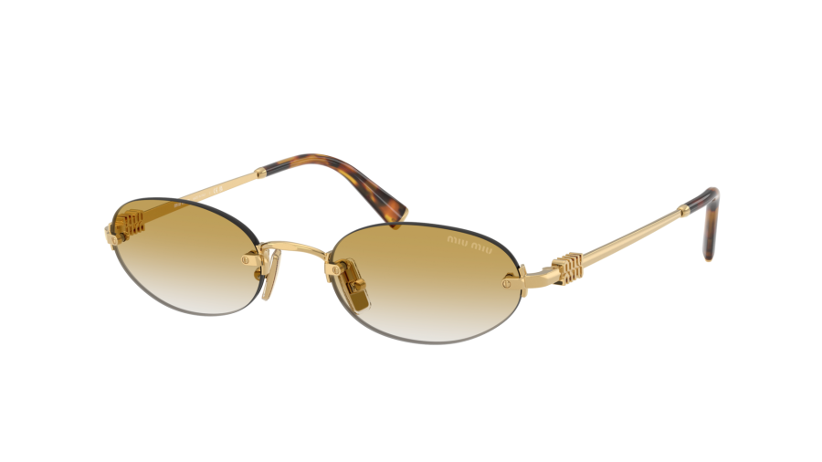 Sunglasses Miu Miu Logo MU A54S 5AK21D 51-20 Gold