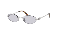 Miu Miu Logo MU A54S 1BC3F2 51-20 Argent