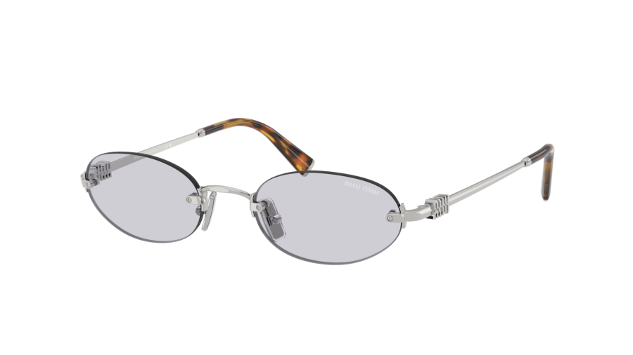 Sunglasses Miu Miu Logo MU A54S 1BC3F2 51-20 Silver