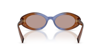 Miu Miu MU B09S 22R20I 52-21 Opal brown blue