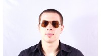 Ray-Ban Aviator Large metal RB3025 001/33 55-14 Złoto