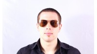 Ray-Ban Aviator Large metal RB3025 001/33 58-14 Złoto