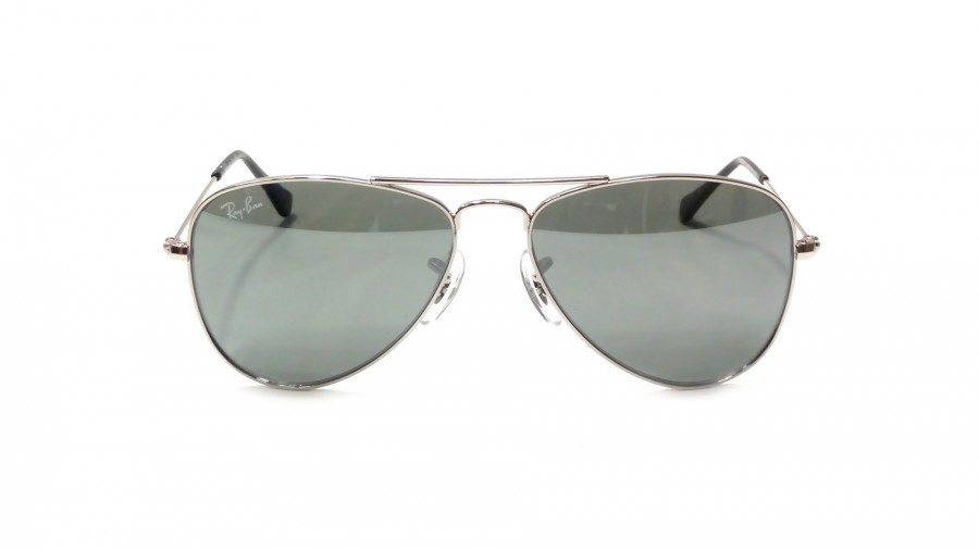Sunglasses Ray-Ban Aviator Grey RJ9506S 212/6G 50-13 Junior Mirror in stock