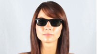 Ray-Ban New Wayfarer Black RB2132 901 52-18 Small in stock