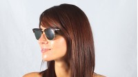 Ray-Ban Clubmaster RB3016 W0366 49-21 Żółw