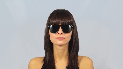 Persol Sunglasses 9649 95/31 Black Green