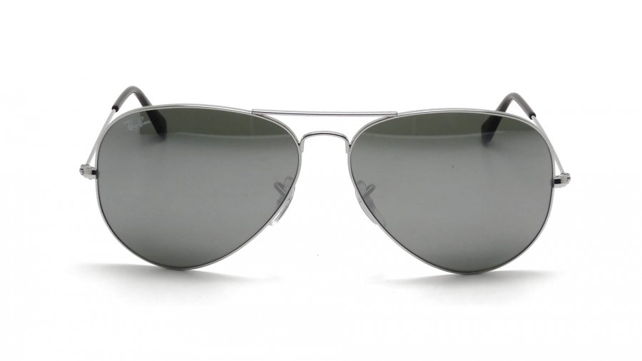 Sonnenbrille Ray-Ban Aviator Large Metal Silber RB3025 003/40 62-14 Breit Verspiegelte Gläser auf Lager