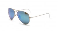 Ray-Ban Aviator Large Metal Gold RB3025 112/17 55-14 Small Mirror in stock