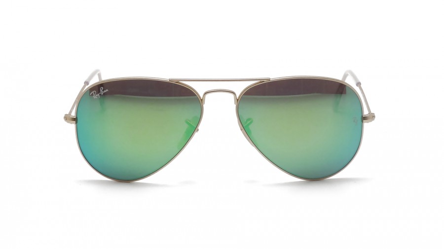Lunettes de soleil Ray-Ban Aviator Large Metal Or RB3025 112/19 55-14 Small Miroirs en stock