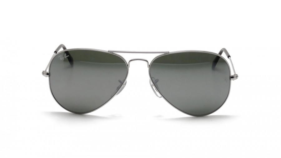 Sonnenbrille Ray-Ban Aviator Large Metal Silber RB3025 W3277 58-14 Mittel Verspiegelte Gläser auf Lager