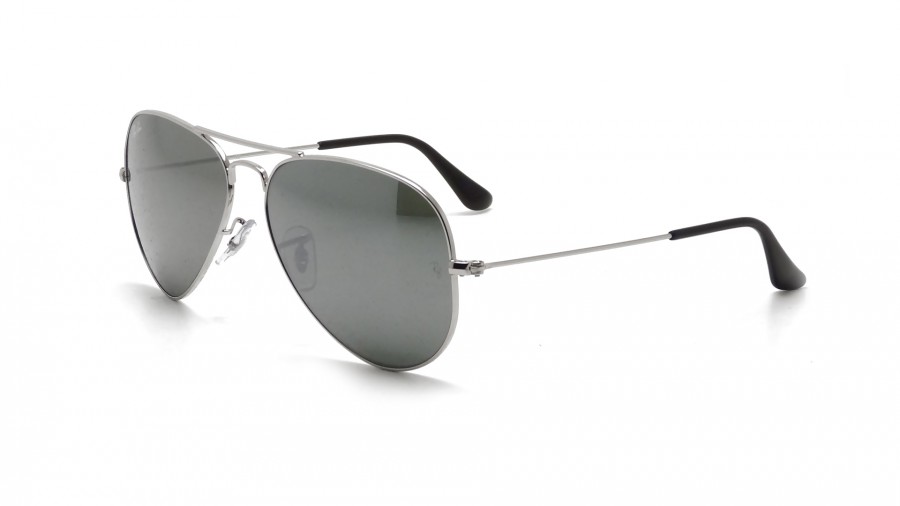 Medicinaal nicotine uitgebreid Sunglasses Ray-Ban Aviator Metal Silver RB3025 W3277 58-14 Mirror in stock  | Price 79,96 € | Visiofactory