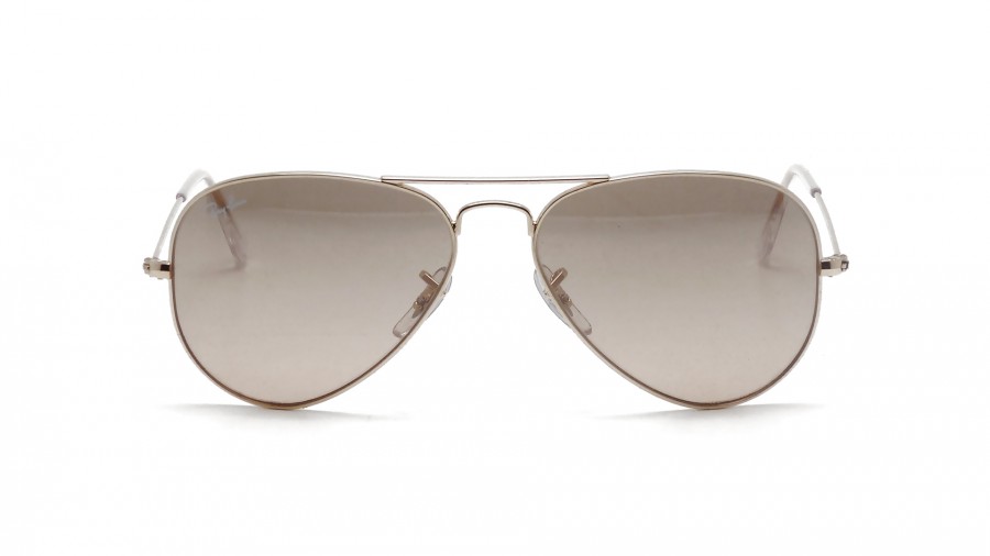 Ray-Ban Aviator Large Metal Gold RB3025 001/3E 55-14 Small Mirror in stock