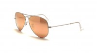 Ray-Ban Aviator Large Metal Silver Flash Lenses RB3025 019/Z2 55-14 in stock