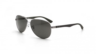 Sunglasses Ray-Ban Fibre Carbon Silver RB8313 004/N5 61-13 Large Polarized in stock