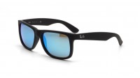 Ray-Ban Justin Black RB4165 622/55 55-16 Large Mirror in stock