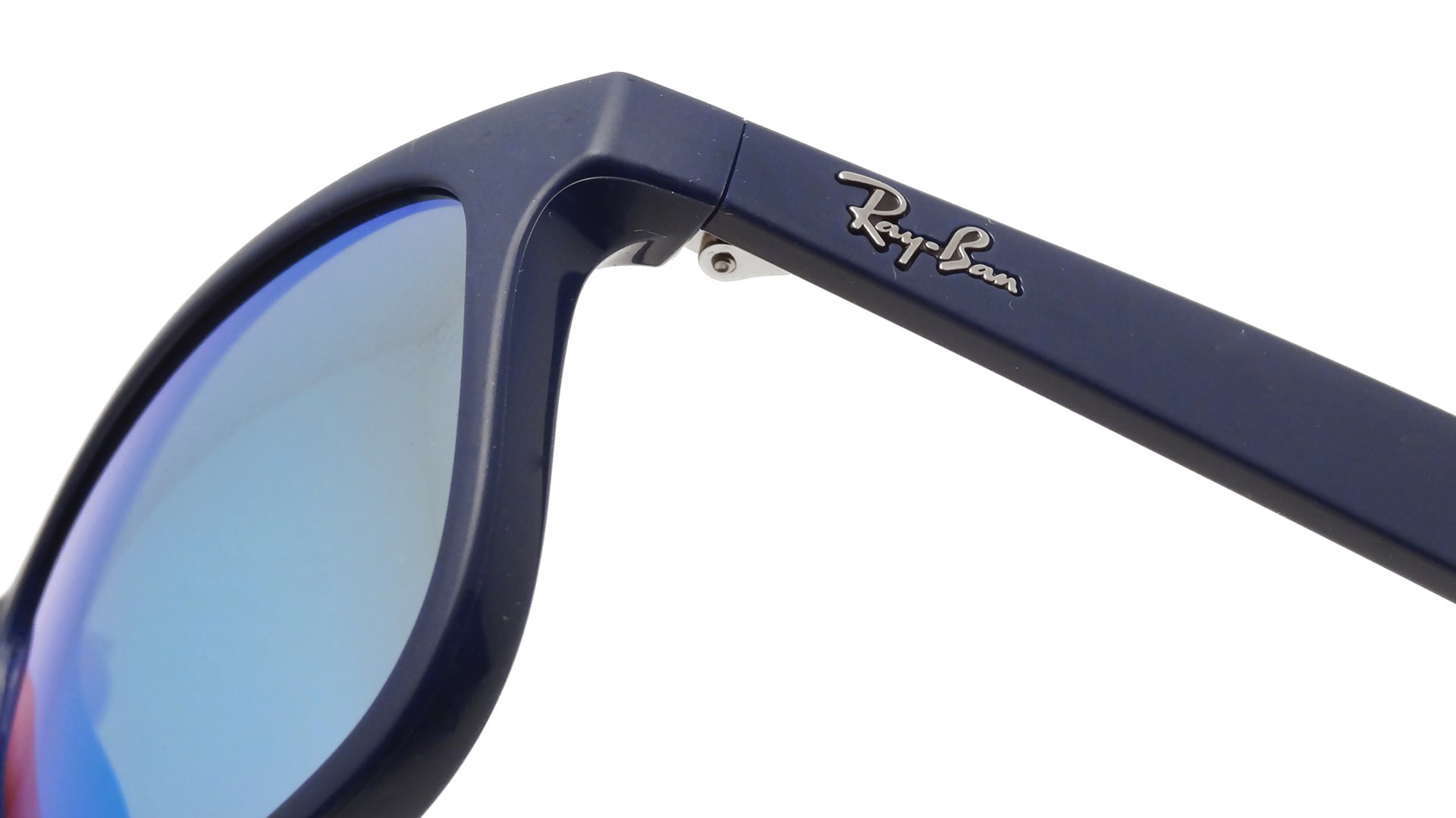 blue frame ray ban sunglasses