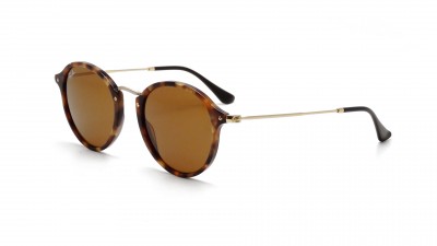 Sunglasses Ray-Ban Round Fleck Tortoise B15 RB2447 1160 49-21 Medium in stock