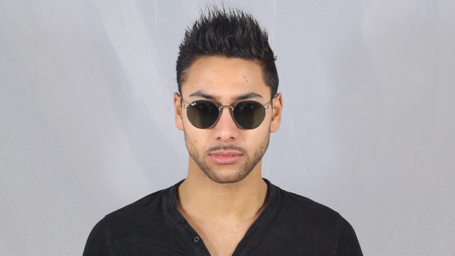 Sunglasses Ray-Ban Round Metal Grey G15 RB3447 029 50-21  display picture 2