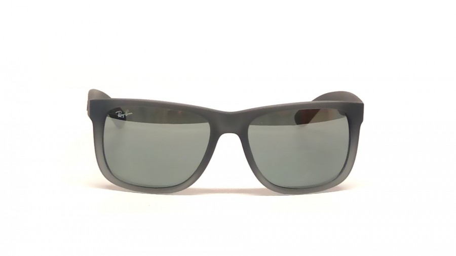 Sonnenbrille Ray-Ban Justin Grau RB4165 852/88 54-16 Breit Verspiegelte Gläser auf Lager