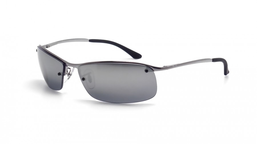 114,95 | € Polarisierte auf Ray-Ban Sonnenbrille Gläser 63-15 Verspiegelte Visiofactory Grau Lager Gläser | RB3183 Preis 004/82 Breit