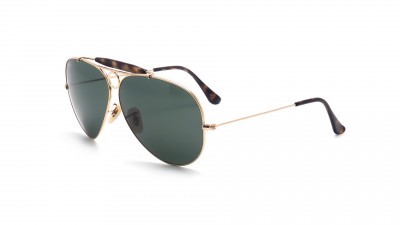 Sunglasses Ray-Ban Shooter Havane Gold RB3138 181 62-09 Large in stock