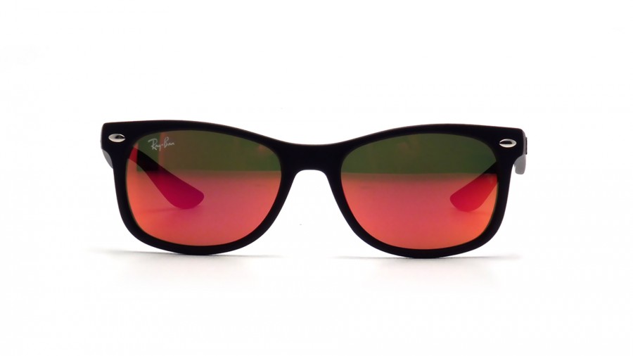 Sunglasses Ray-Ban Wayfarer Black RJ9052S 100S6Q 48-16 Junior Mirror in stock