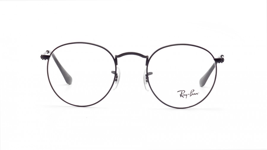 Eyeglasses Ray-Ban Round Metal RX3447 RB3447V 2503 47-21 Black Small in stock
