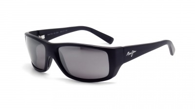 Sunglasses Maui Jim Wassup Black Matte 123 02W 60 Large Polarized in stock