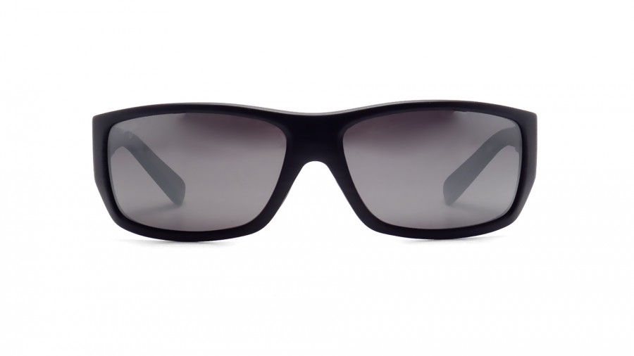 Sonnenbrille Maui Jim 123 Wassup Grey 02W Schwarz Glasfarbe polarisiert Medium auf Lager