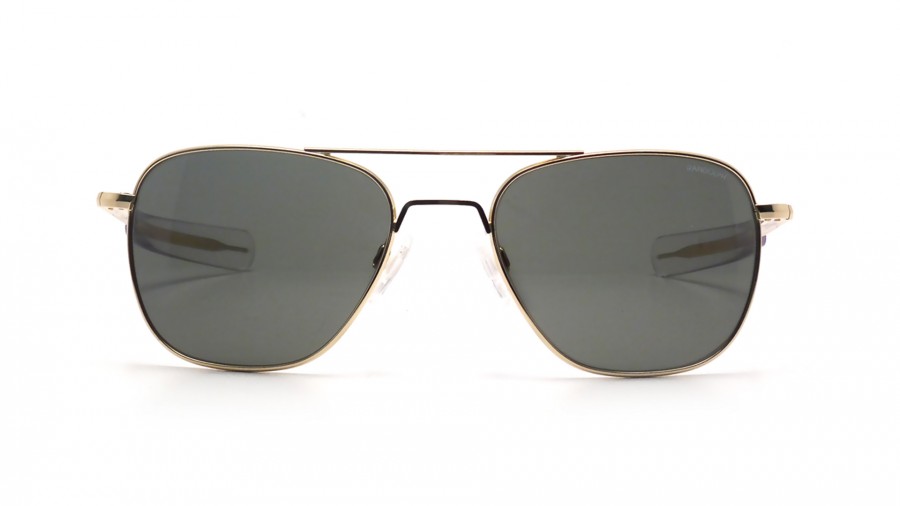 Sunglasses Randolph Aviator Gold AF058 23K 55-20 Medium Polarized in stock