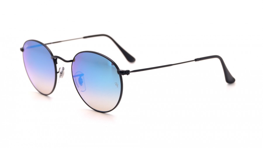 disharmoni jug Kreta Sunglasses Ray-Ban Round Metal Black RB3447 002/4O 50-21 Gradient Mirror in  stock | Price 83,29 € | Visiofactory