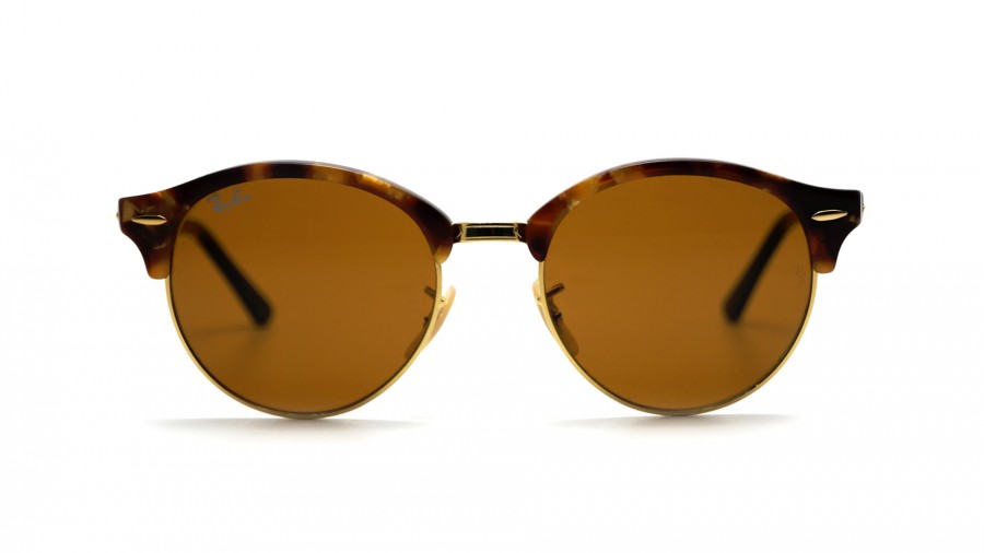 Sunglasses Ray-Ban Clubround Tortoise B-15 RB4246 1160 51-19 Medium in stock