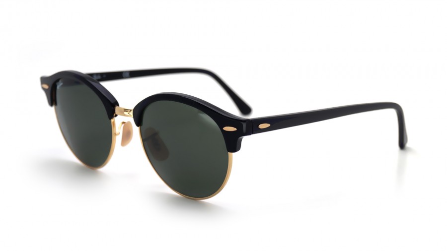 Sunglasses Ray-Ban Clubround Black G15 RB4246 901 51-19 Medium