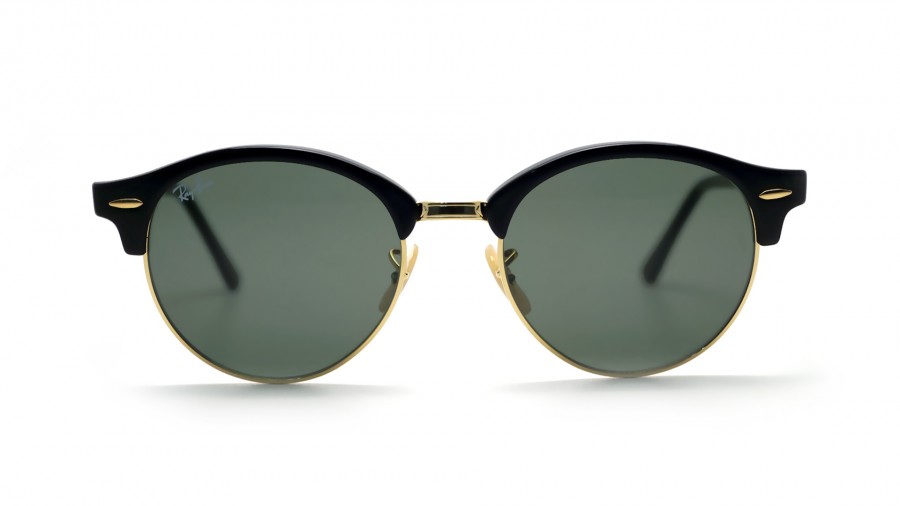 Sunglasses Ray-Ban Clubround Black G15 RB4246 901 51-19 Medium in stock