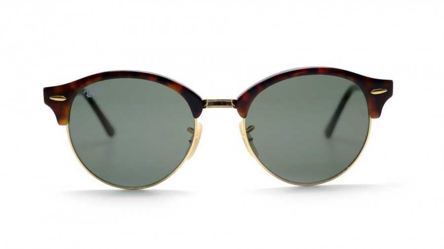 Sunglasses Ray-Ban Clubround Tortoise G15 RB4246 990 51-19 Medium in stock