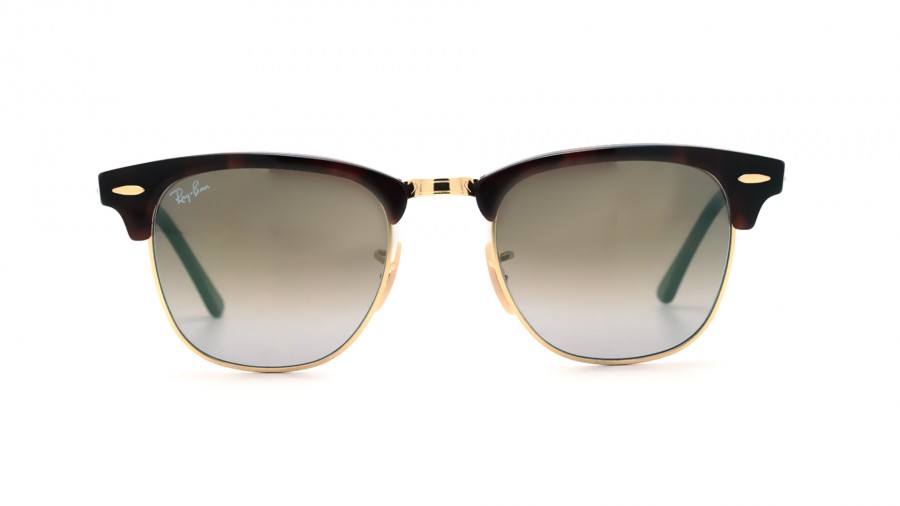 Ray-Ban Clubmaster Tortoise Flash lenses RB3016 990/9J 49-21 Small Degraded Flash in stock
