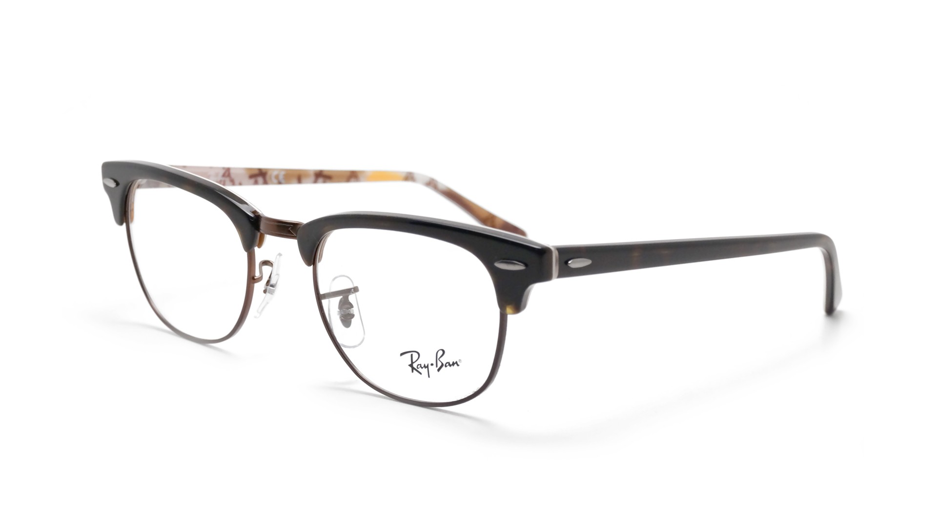 Lunettes De Vue Ray Ban Clubmaster Tortoise Rx5154 Rb5154 5650 49 21 Visiofactory