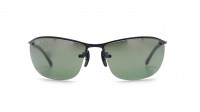 Ray-Ban RB3542 002/5L 63-15 Black Large Polarized Mirror in stock