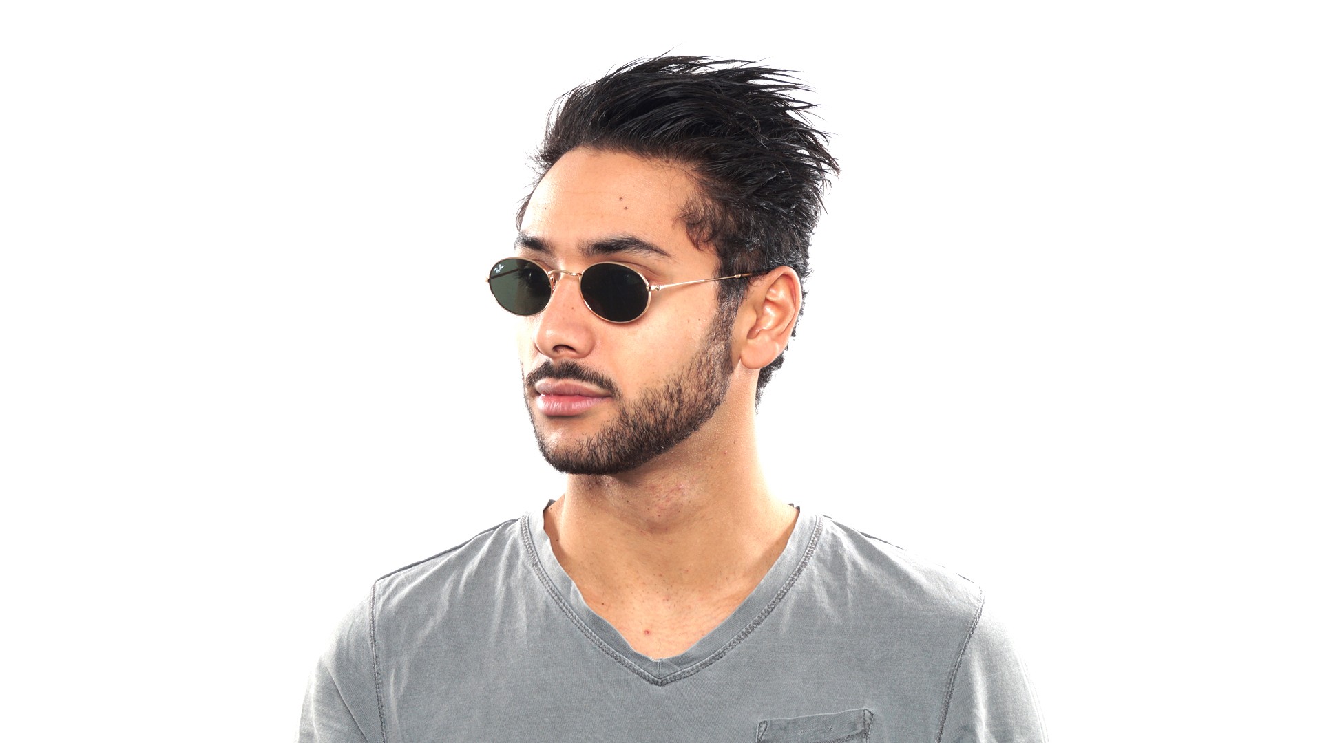 small oval ray bans
