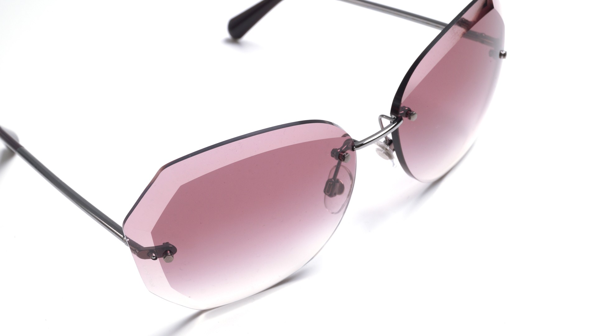 Chanel Round Sunglasses Silver Pink Chanel Eyewear Avvenice