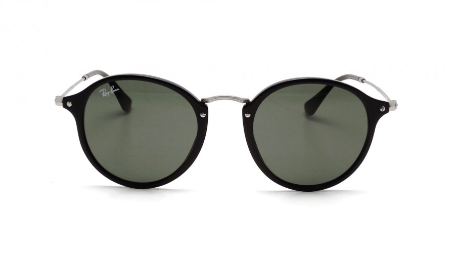 Ray-Ban Round Fleck Black G-15 RB2447 901 52-21 Large in stock