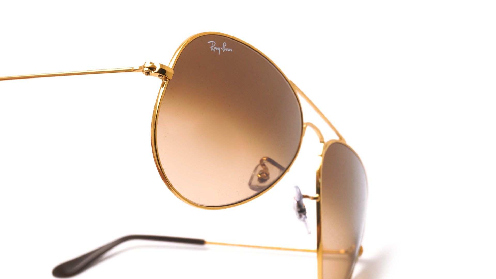Ray-Ban Aviator Gradient Gold RB3025 9001/A5 58-14 Large | Visiofactory