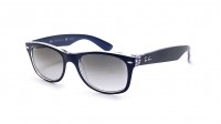 Ray-Ban New Wayfarer Blue RB2132 6053/71 52-18 Small Gradient in stock