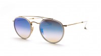 Ray-Ban Round Double bridge RB3647N 001/4O 51-22 Zlato