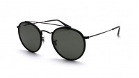 Ray-Ban Round Double bridge RB3647N 002/58 51-22 Czarny