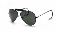 Ray-Ban Outdoorsman Black G-15 RB3030 L9500 58-14 Large in stock