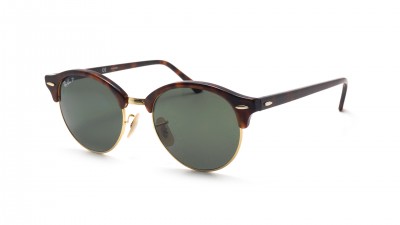 Sunglasses Ray-Ban Clubround Tortoise RB4246 990/58 51-19 Medium Polarized in stock
